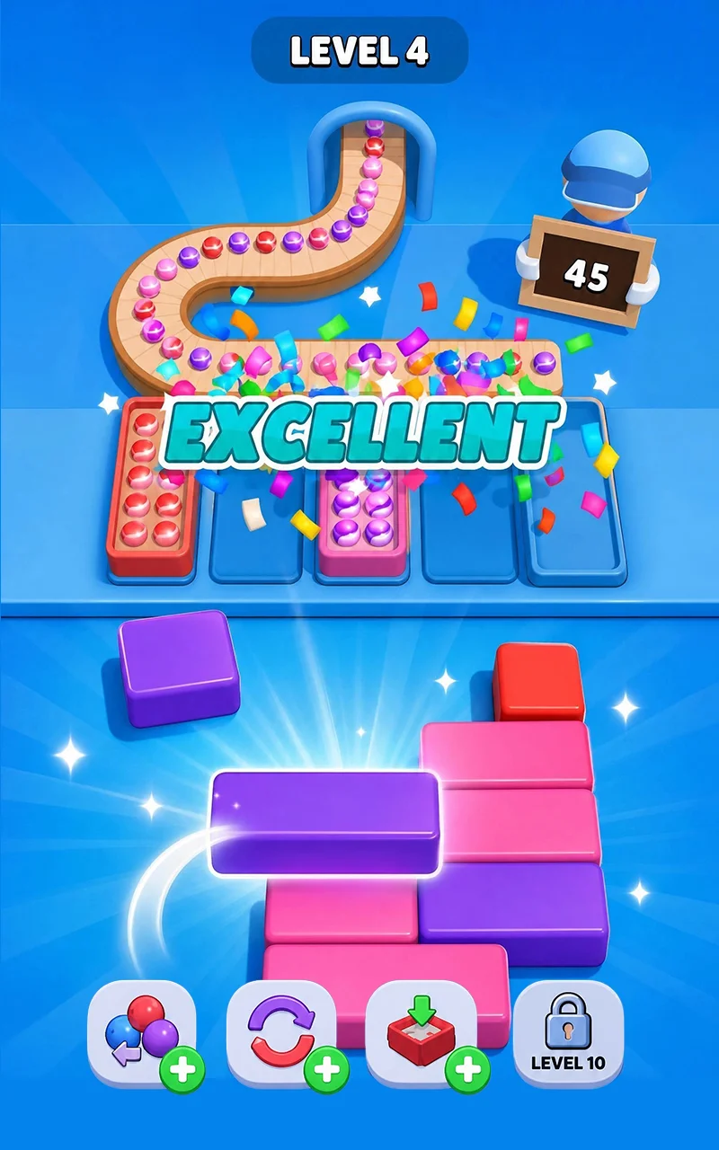 Gameplay screenshot 4 - collection boxes