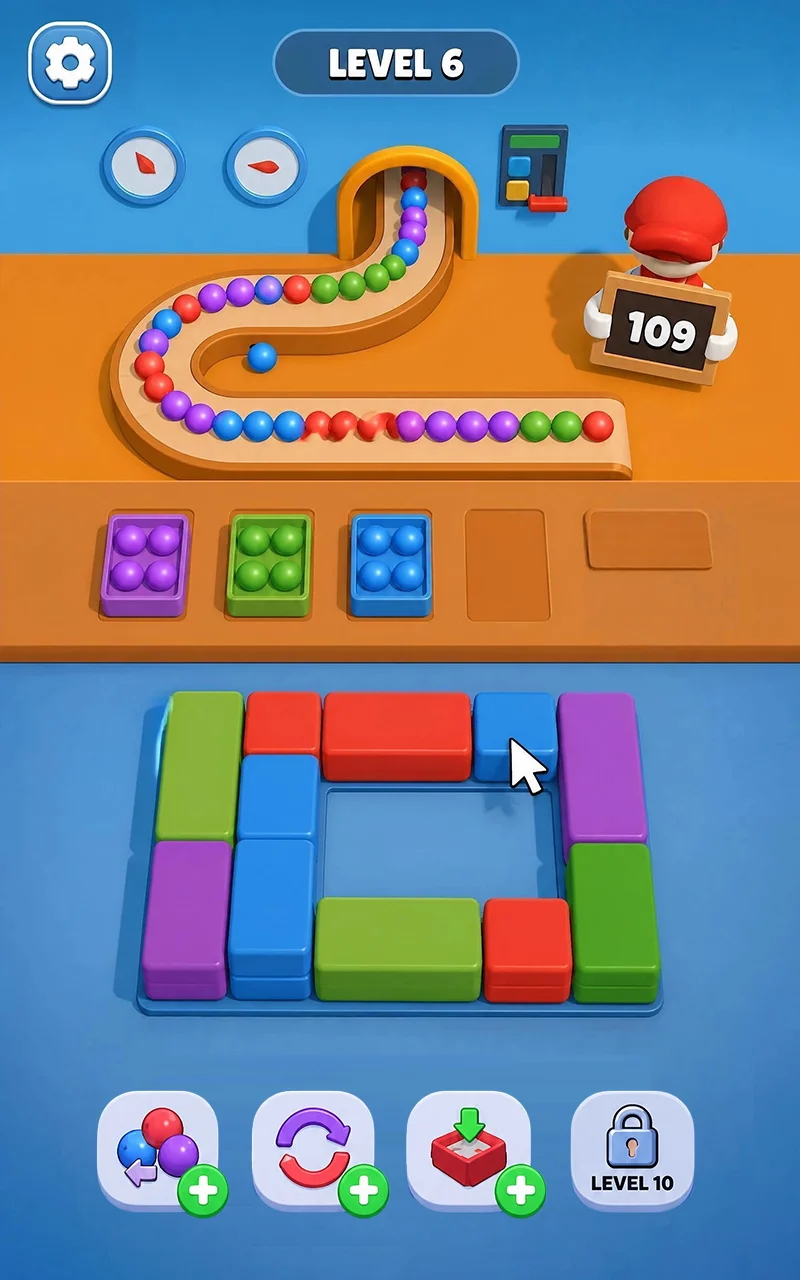Gameplay screenshot 5 - puzzle level